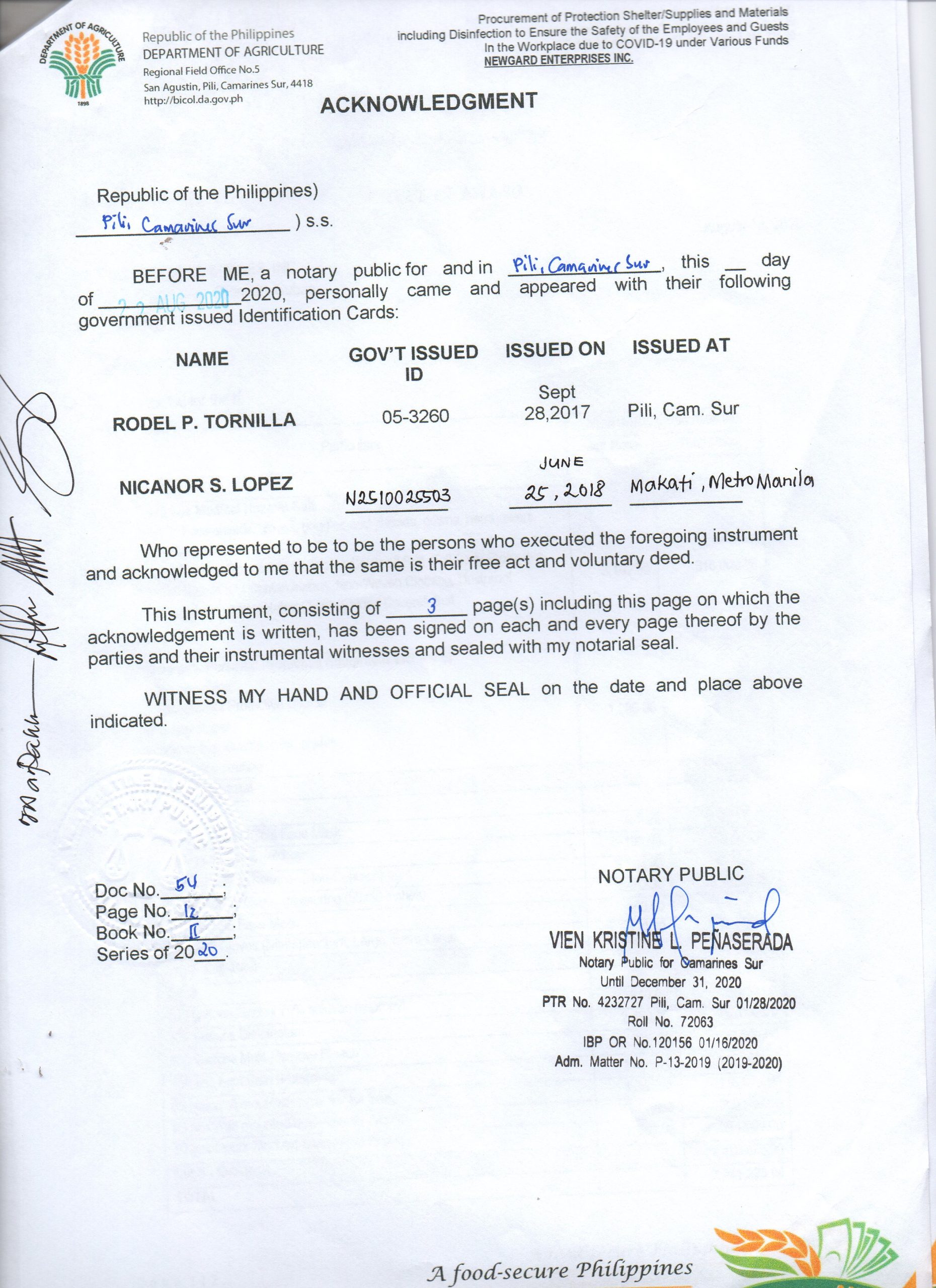 Contract Agreement DA Regional Field Office 5   Img694 Scaled 